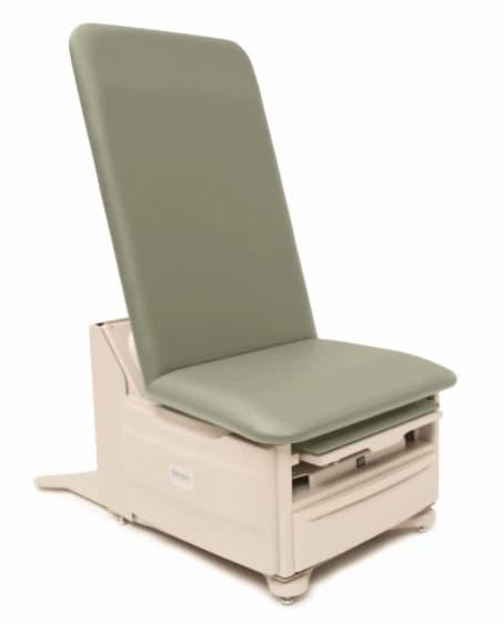 Brewer Flex Access Power Exam Table with Feather Touch Backrest, 700 lb Capacity - Table Exam Flex Power Back - Image 1