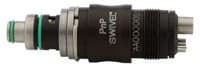 StarBright® Plug n' Play™ LED Swivel, 6 Pin ISO Type C, High Speed Handpiece Coupler, 1/Pkg - StarBright® Plug n’ Play™ LED Swivel - StarBright® Plug n’ Play™ LED Swivel - Image 1