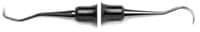 American Eagle Instruments Sickle Scaler J4/U5, Double End, Stainless Steel, EagleLite Resin Handle, Green, 1/Pkg, AESJ4-U5X - Sickle Scalers – Jacquette 4-U5, Stainless Steel, Double End - EagleLite Resin Handle - Image 1