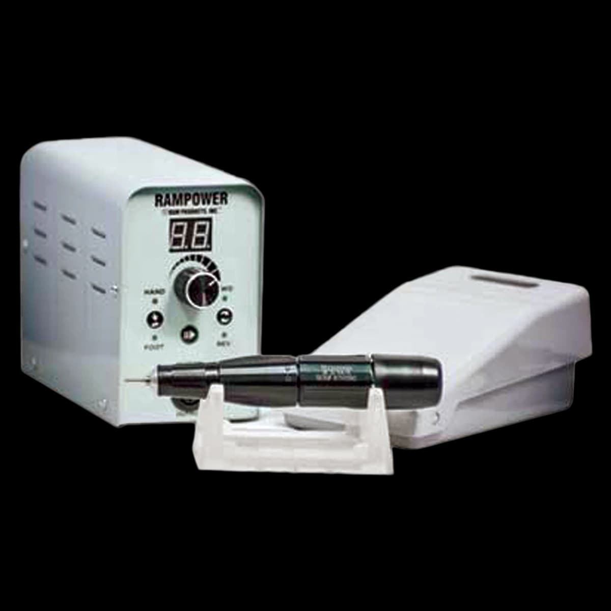 Ram Power 35/45 Control Box with Tech2000 HP Handpiece and Variable Pedal (Set B), 35,000 RPM, 32V DC - Rampower 35/45 Control Box Tech2000 HP Variable Pedal - Image 1