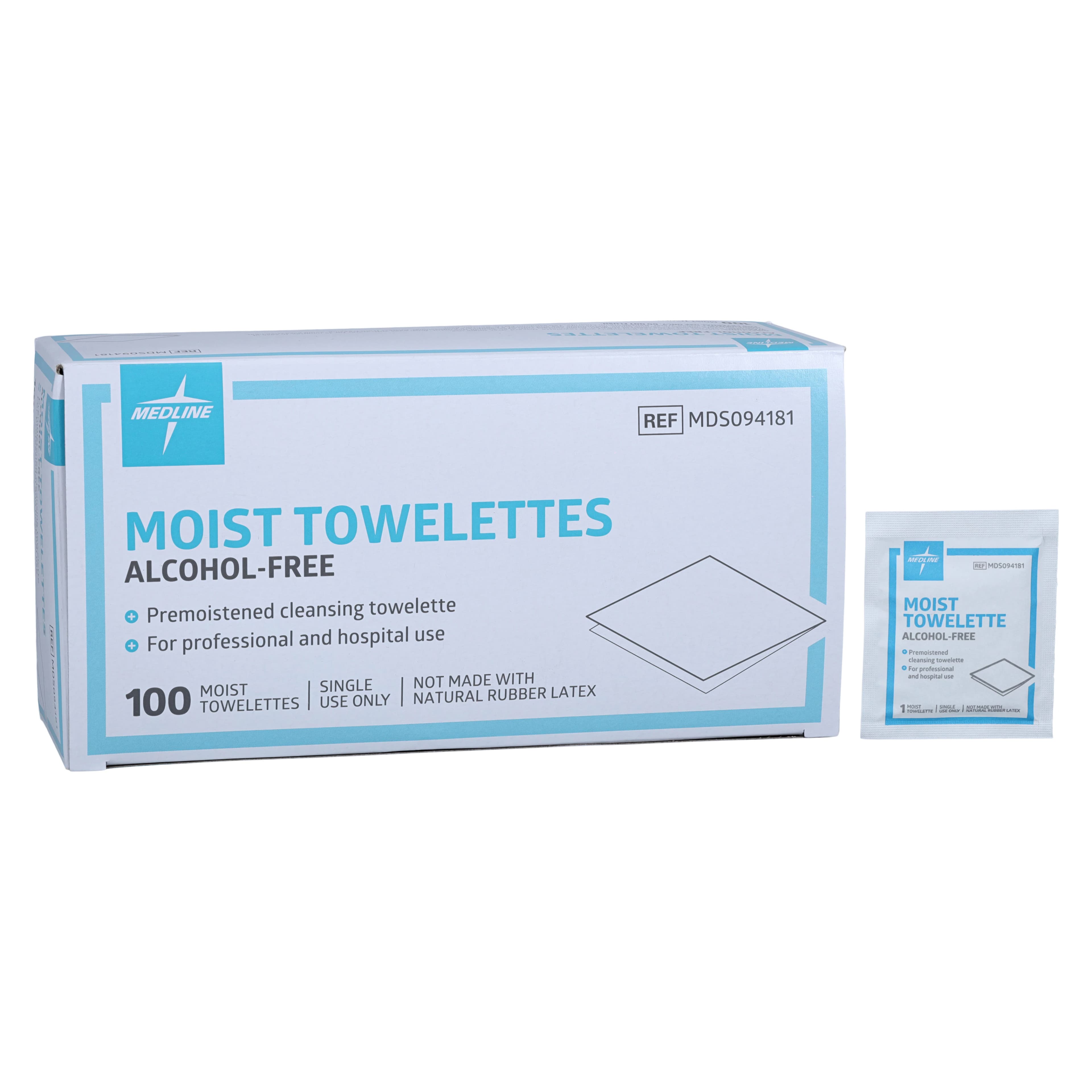 Medline BZK Cleansing Towelette, Benzalkonium Chloride, 5x7" - BZK Towelett - Image 1