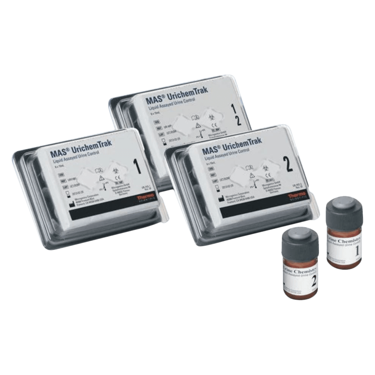 MAS UrichemTRAK Urine Chemistry Level 1 Control, 6 x 5 mL, Liquid, for Analyzer - Liquid Urichem TRAK Level 1 - Image 1