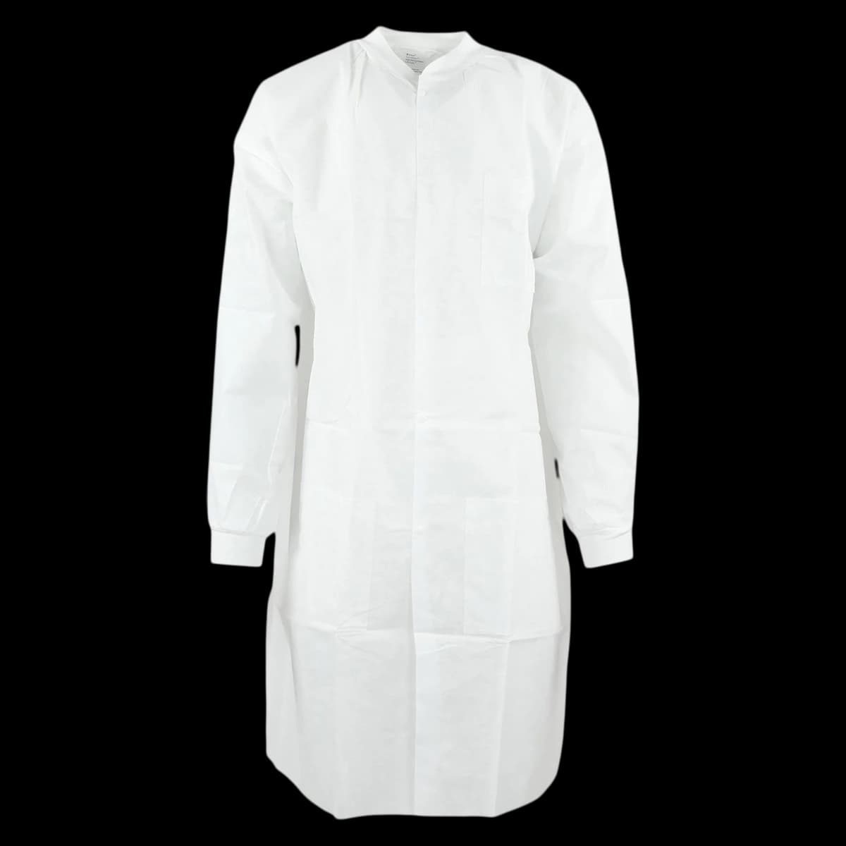 SafeWear High Performance Lab Coat, White Frost, Medium, 12/Bag, 8110-B - SafeWear High Performance Lab Coats - Image 1