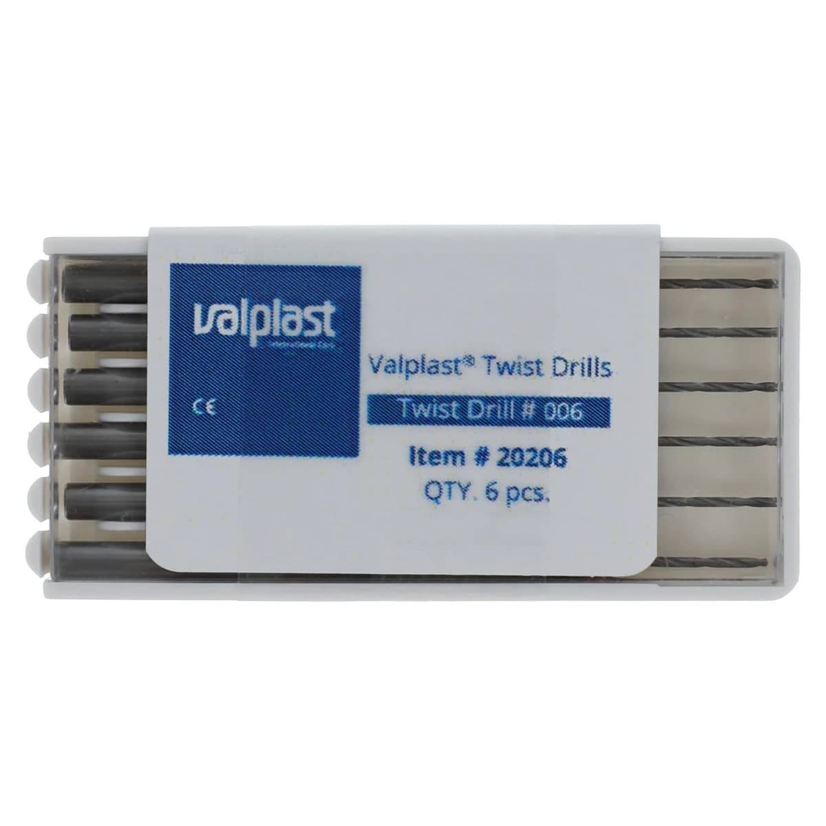Valplast Twist Drills, 6/Package - Twist Drills - Image 1
