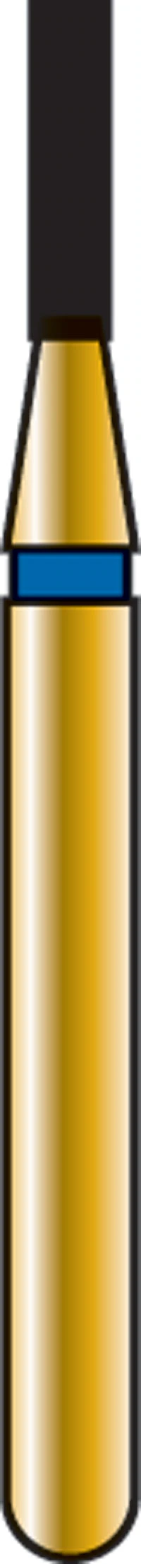 Alpen x1 Single-Use Diamond Bur, FG, Flat End Cylinder, #835-010C, 1.0 mm Diameter, 4.0 mm Length, Coarse, Green, 25/Pk, X835C010 - Alpen X1, Diamond Single Use Burs, FG, # 835-010C, Flat End Cylinder, Coarse, Green, 25/Pk, X835C010 - Image 1