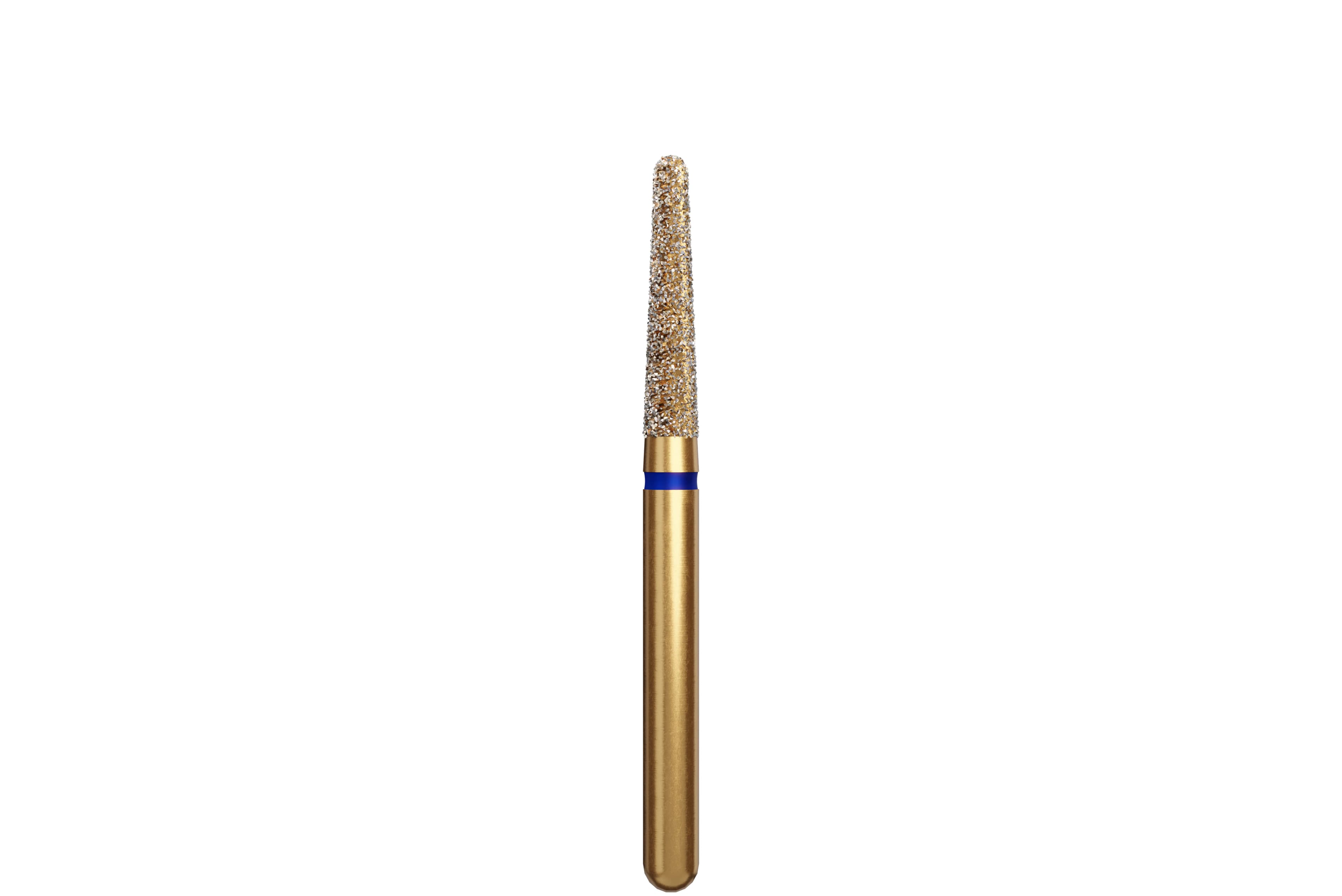 Alpen Multi-Use Diamond Bur FG #850 Round End Taper, Coarse, 1.8mm Diameter, 8mm Length, Pack of 5, R8508C018FG - Alpen® Multi-Use Diamonds FG # 850 Round End Taper 1.8mm Medium Blue Pkg/5 - Image 1