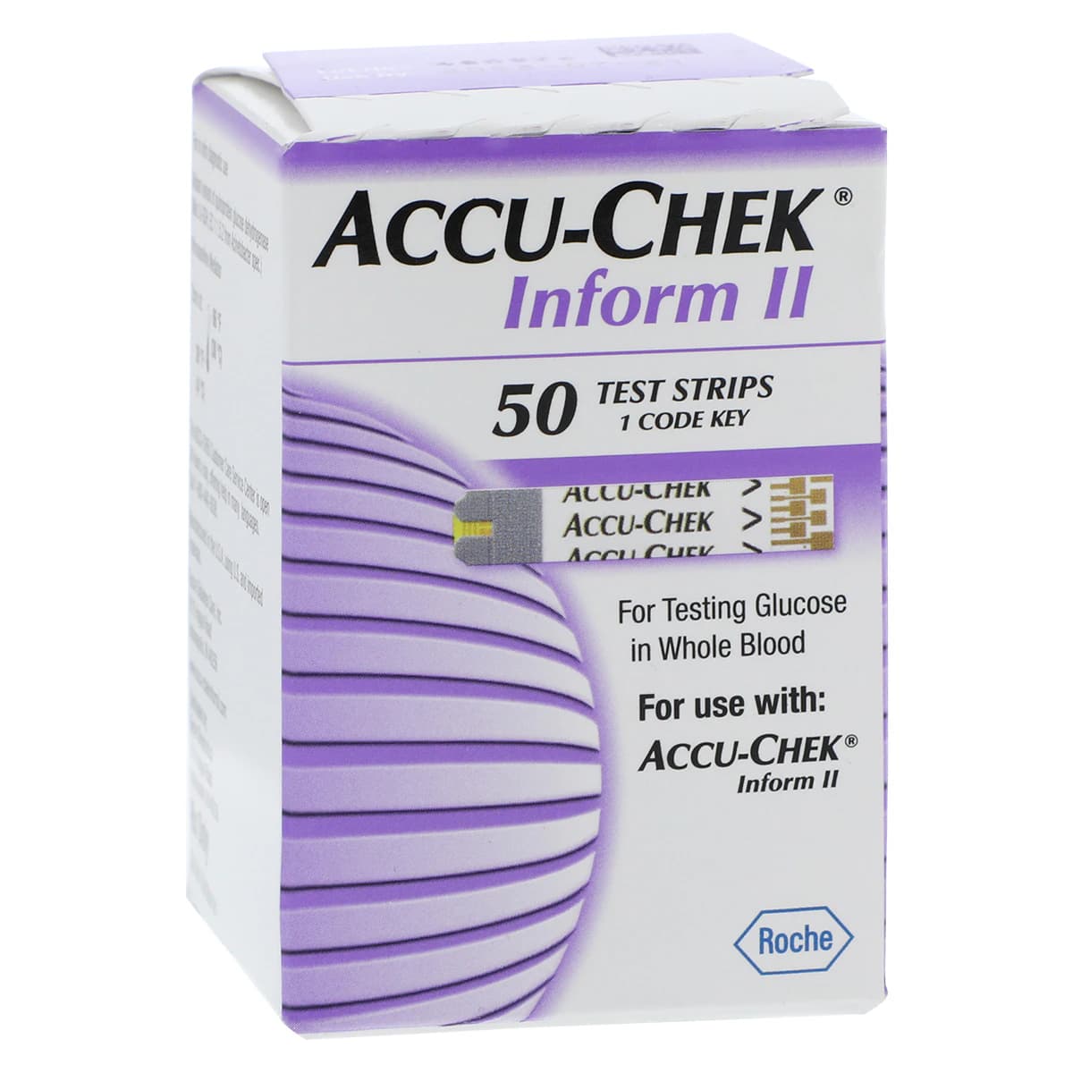 Accu-Chek Inform II Blood Glucose Test Strips, CLIA Waived, 50/Box - Accu-Chek Infrm II Test Strips - Image 1