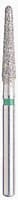 Kerr BluWhite Diamond Bur, FG, Coarse, Round End Taper, Cone, Green Ring, #777C, 1.8 mm Diameter, 9.0 mm Length, 5/Pkg - BluWhite Diamond™ Burs – FG, Coarse, Green, Cone, Taper Round End, 5/Pkg - # 777C, 1.8 mm Diameter, 9.0 mm Length - Image 1