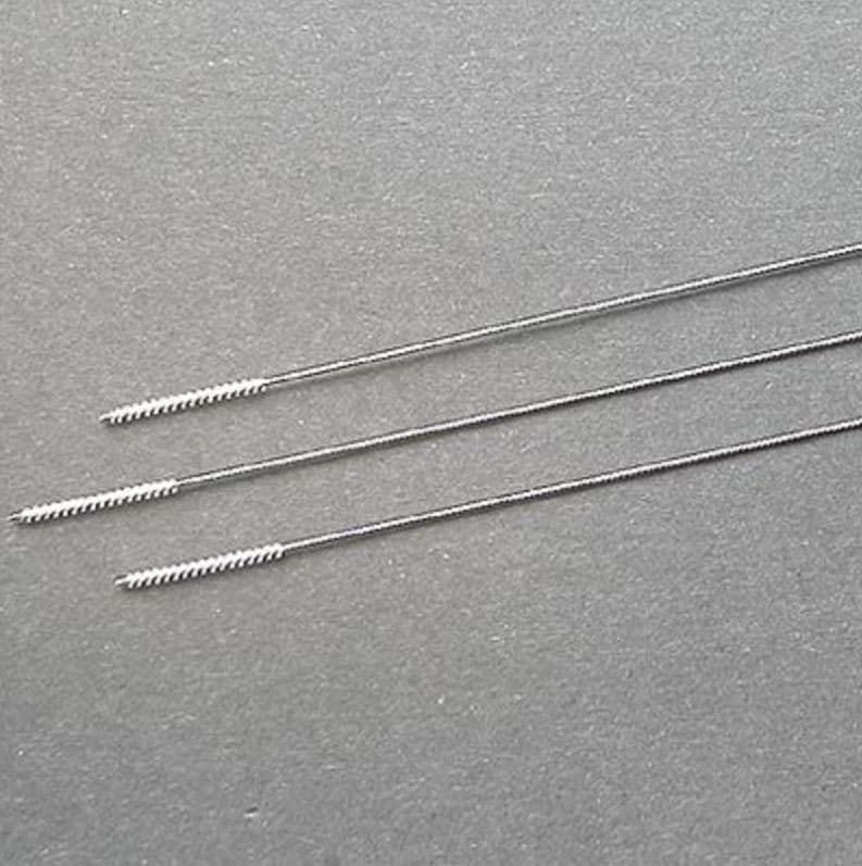 Sklar Instruments Brush for Suction Tube, 3mm Diameter, 8" Length, 3/Package - Brush For Suction Tube 3mm - Image 1
