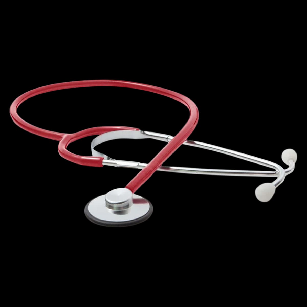 Henry Schein Proscope Essentials Nurse Stethoscope, Reusable, Adult, Red PVC Tubing, Each - Steth Nurse Essen Red - Image 1