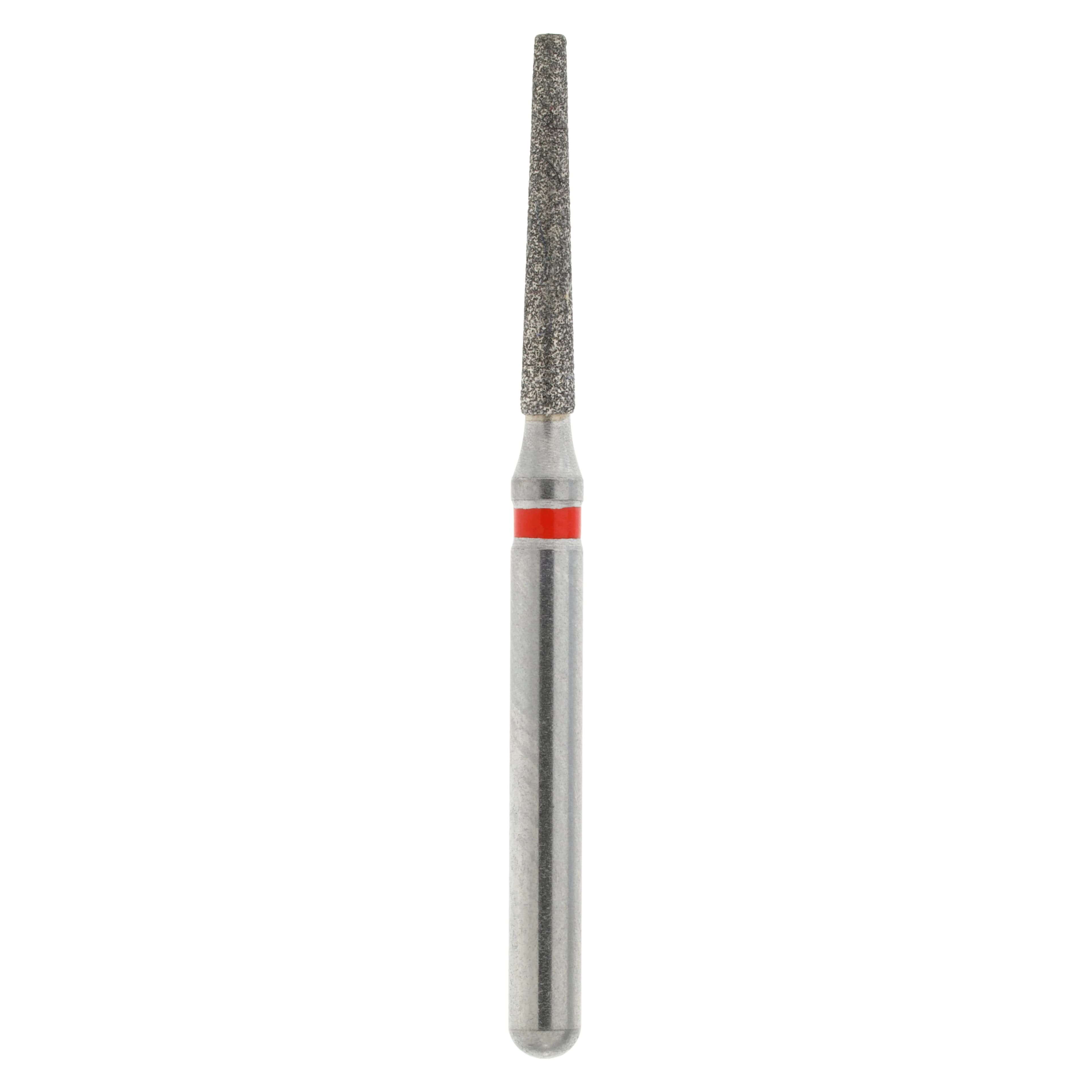 Maxima Diamond FG 847-012F Friction Grip Fine Flat End Taper Bur, 8.0 mm, 5/Package - Maxima Diamond FG 847-012F - Image 1