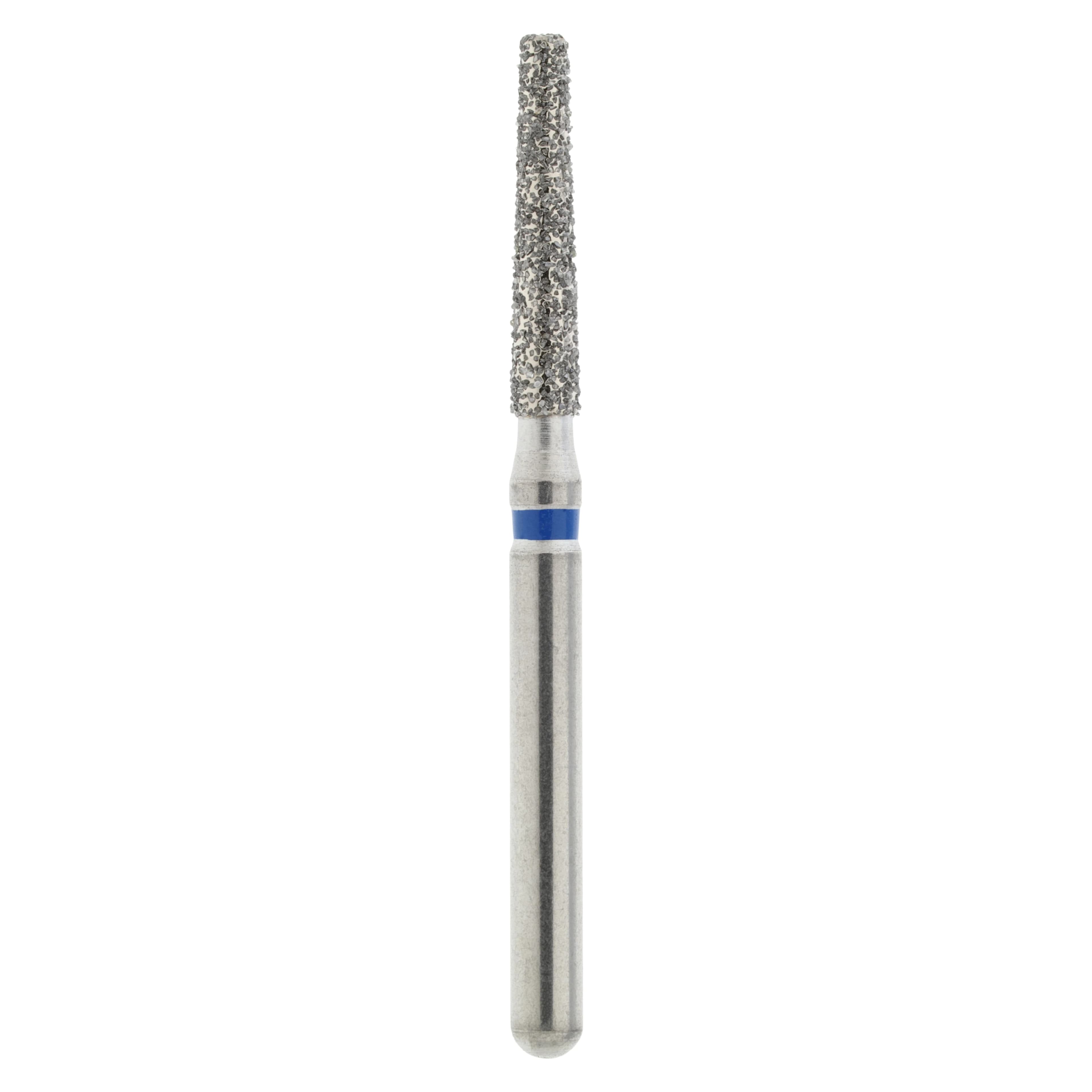 Maxima Diamond FG 847-016M Friction Grip Medium Flat End Taper Bur, 8.5 mm, 5/Package - Maxima Diamond FG 847-016M - Image 1