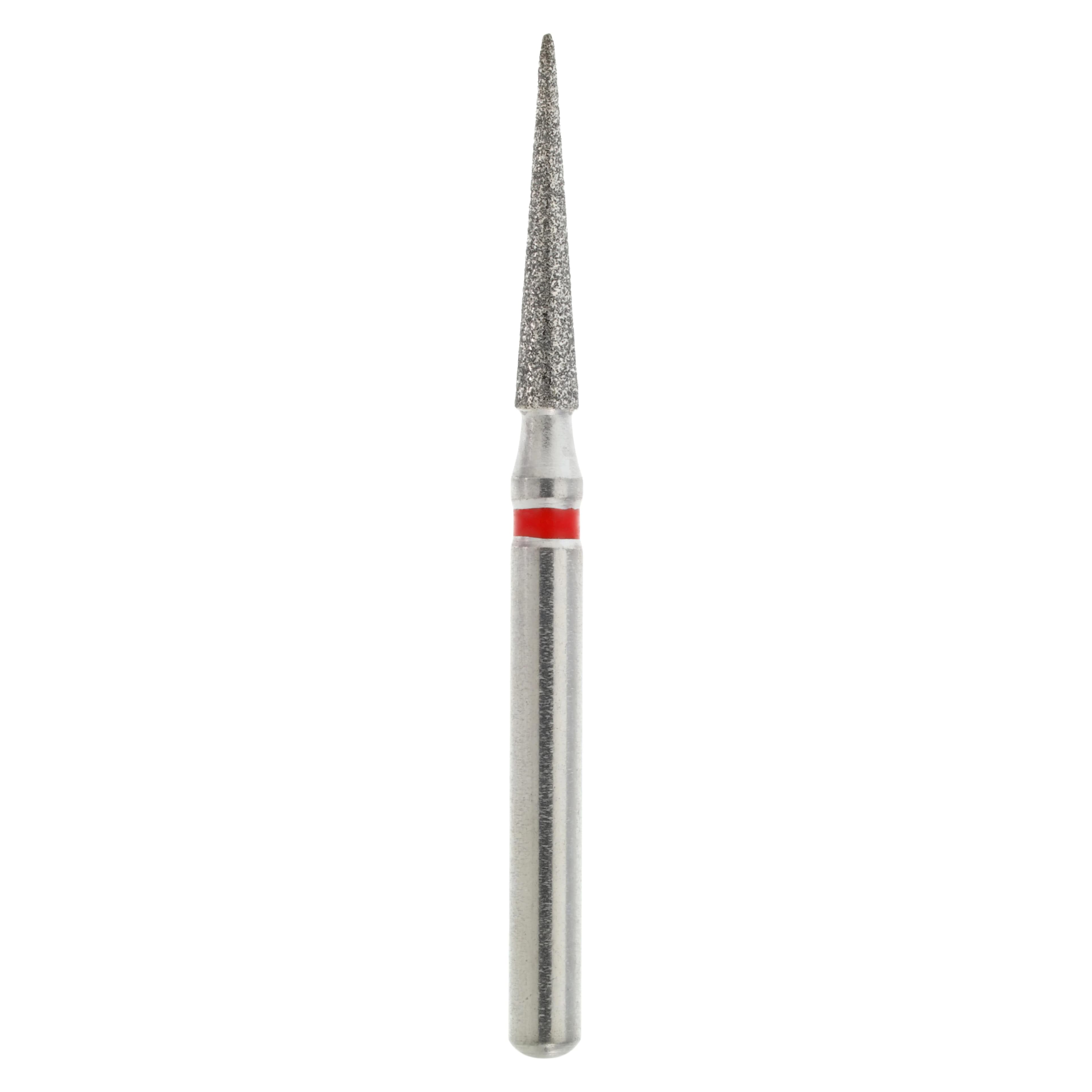 Maxima Diamond FG 858-014F Fine Needle Bur, Friction Grip, 8.0 mm, 5/Package - Maxima Diamond FG 858-014F - Image 1