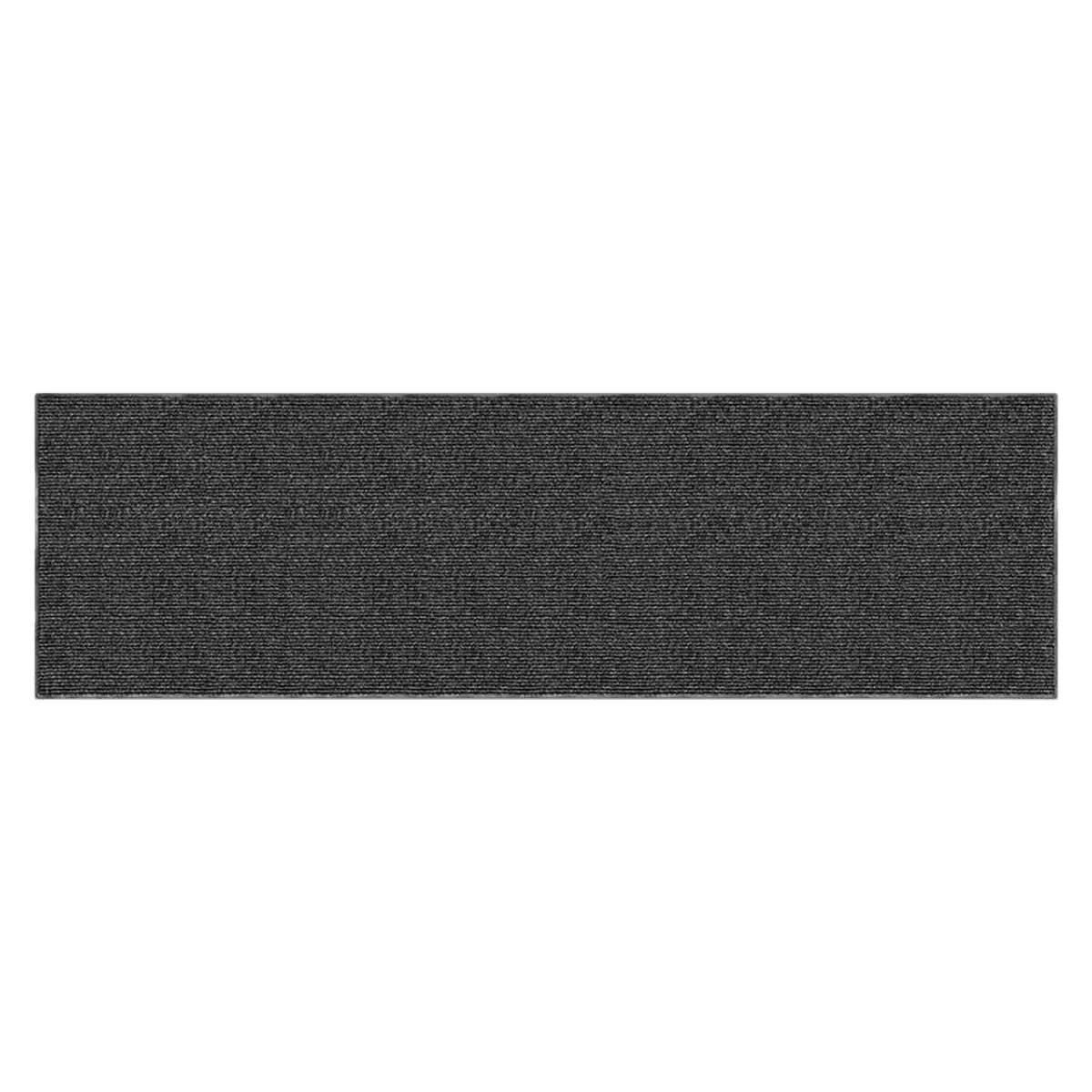 Office Depot Brand Tough Rib Floor Mat, 3' x 10', Charcoal - RUNNER,TOUGH RIB,3X10,CHA - Image 1
