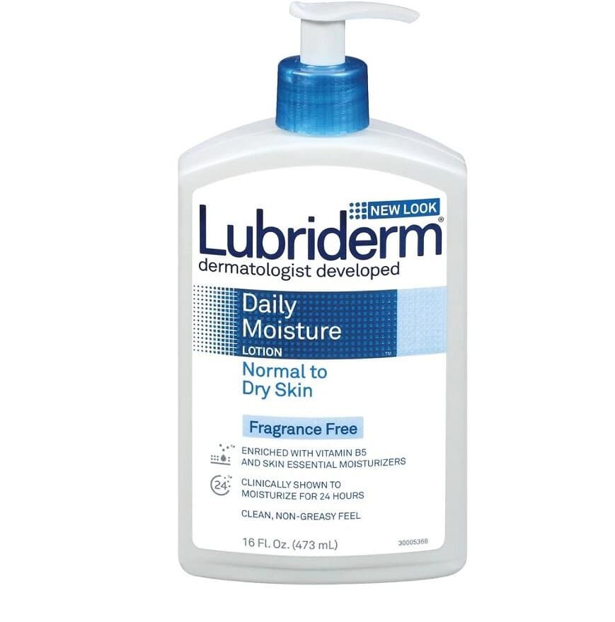 Lubriderm Skin Therapy Lotion, 16 oz Pump Bottle, 1/Pk - LOTION,LUBRIDERM,16 OZ - Image 1