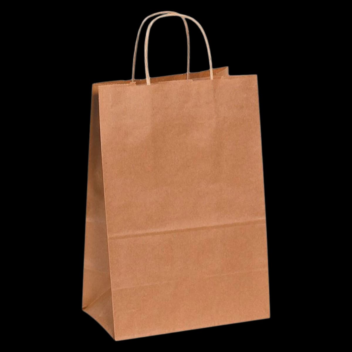 HD Paper Shop Bags, Kraft, 13" x 10" x 5", 250/Pack - Hd Paper Shop Bags - Image 1