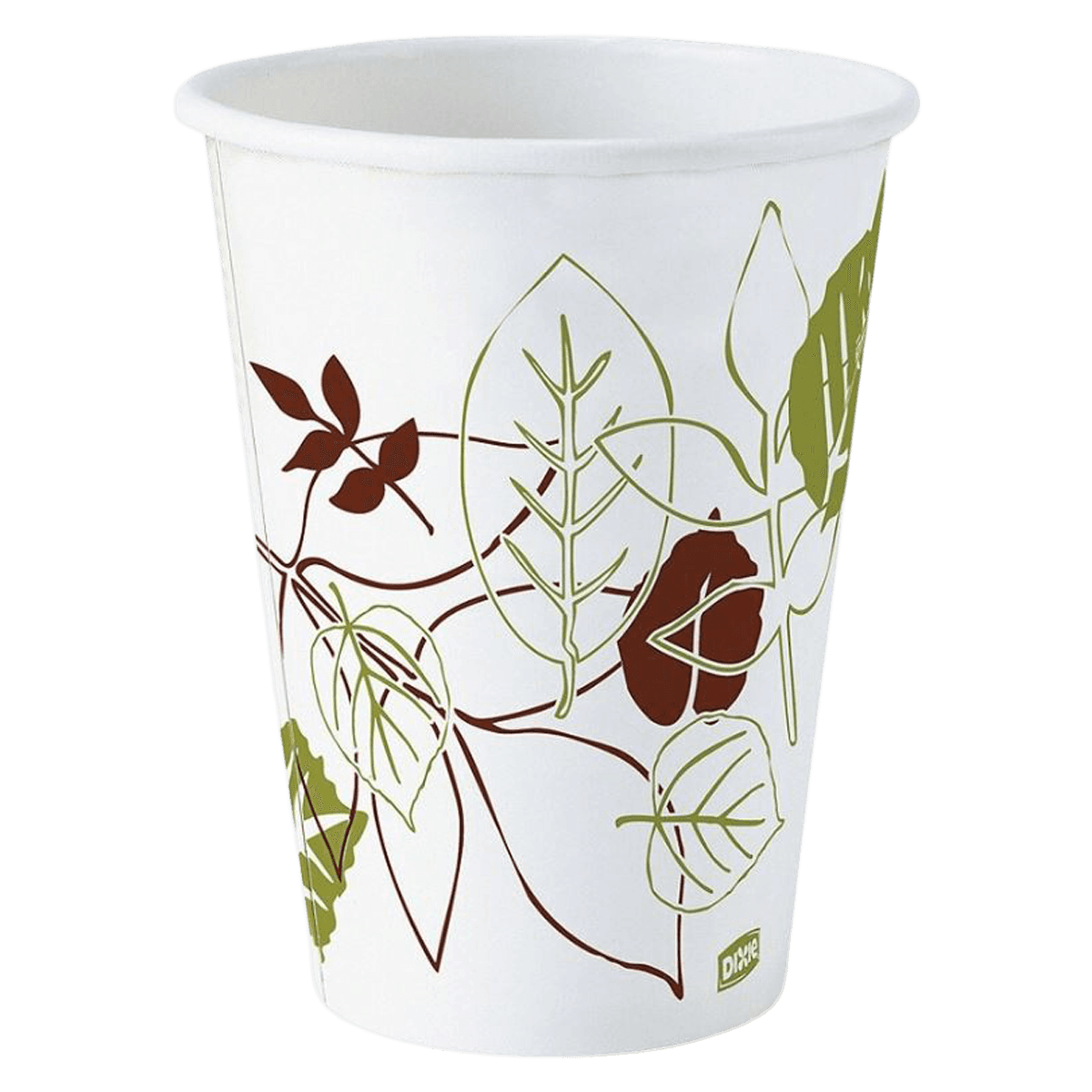 Dixie Paper Hot Cups, Pathways Design, 12 oz, 25/Box - CUP HOT DIXIE PATHWAYS - Image 1