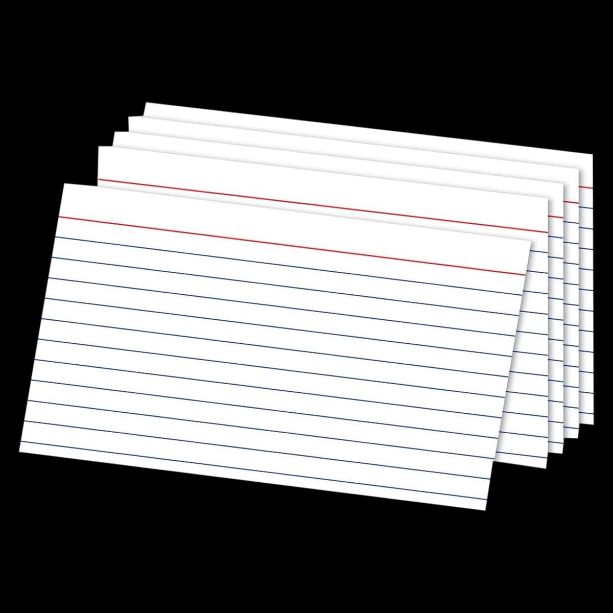 Index Cards Ruled 5x8, White, 300/Package - Index Cards Ruled 5x8 - Image 1