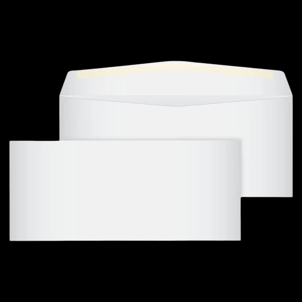 Cenveo Business Envelopes #10, White, 4 1/8 in x 9 1/2 in, 500/Box - Envelope White - Image 1