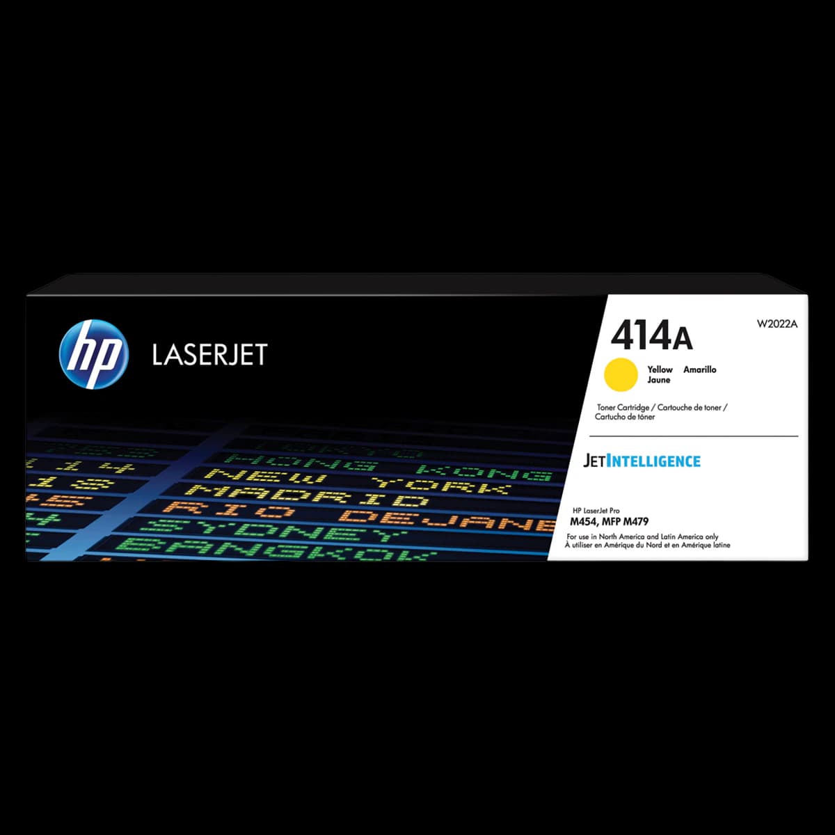 HP 414A Cyan Toner Cartridge, W2021A - Cartridge HP Toner W2021A - Image 1