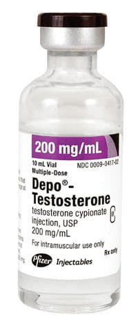 Depo-Testosterone Injection 200 mg/mL, Multiple-Dose Vial, 10 mL, Pfizer - Depo-Testosterone Inj MDV - Image 1
