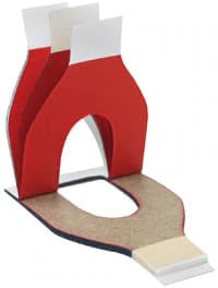 Articulating Paper Thin, Red/Blue, Booklet of 6, 6 Booklets per Box - Articulating Paper Thin - Image 1