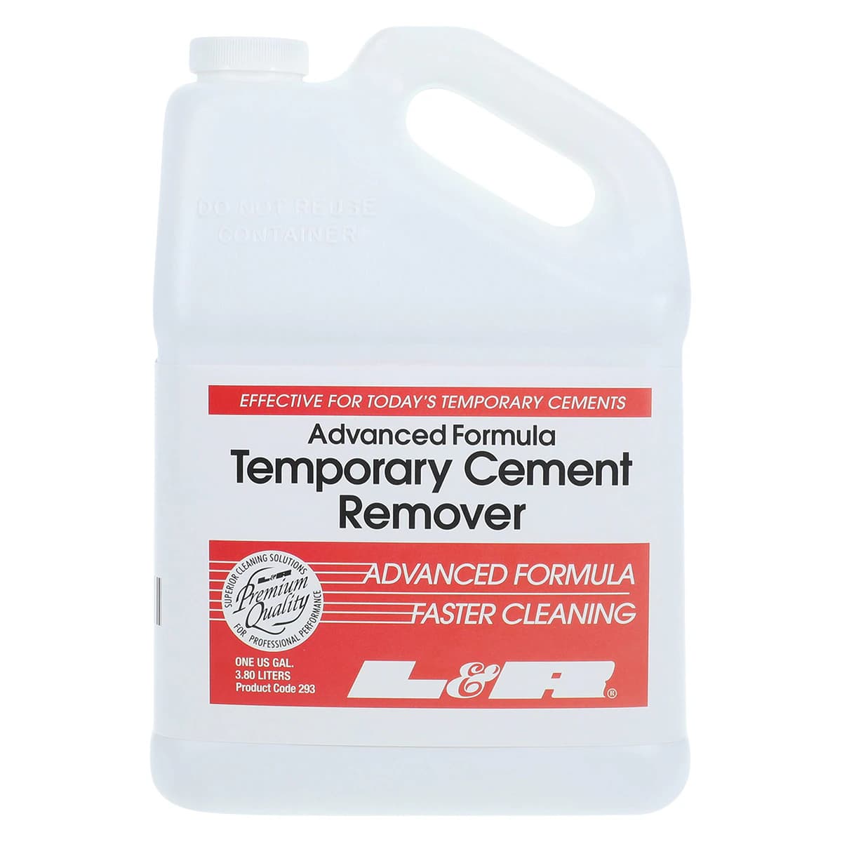 L&R Advanced Formula Temporary Cement Remover, 1 Gallon Bottle, 293 - Temporary Cement Remover Gal/Bt - Image 1