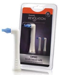 Dentistrx Revolation Brush Head Ortho Replacement Head - REVOLATION BRUSH HEAD ORTHO REPLACEMENT HEAD - Image 1