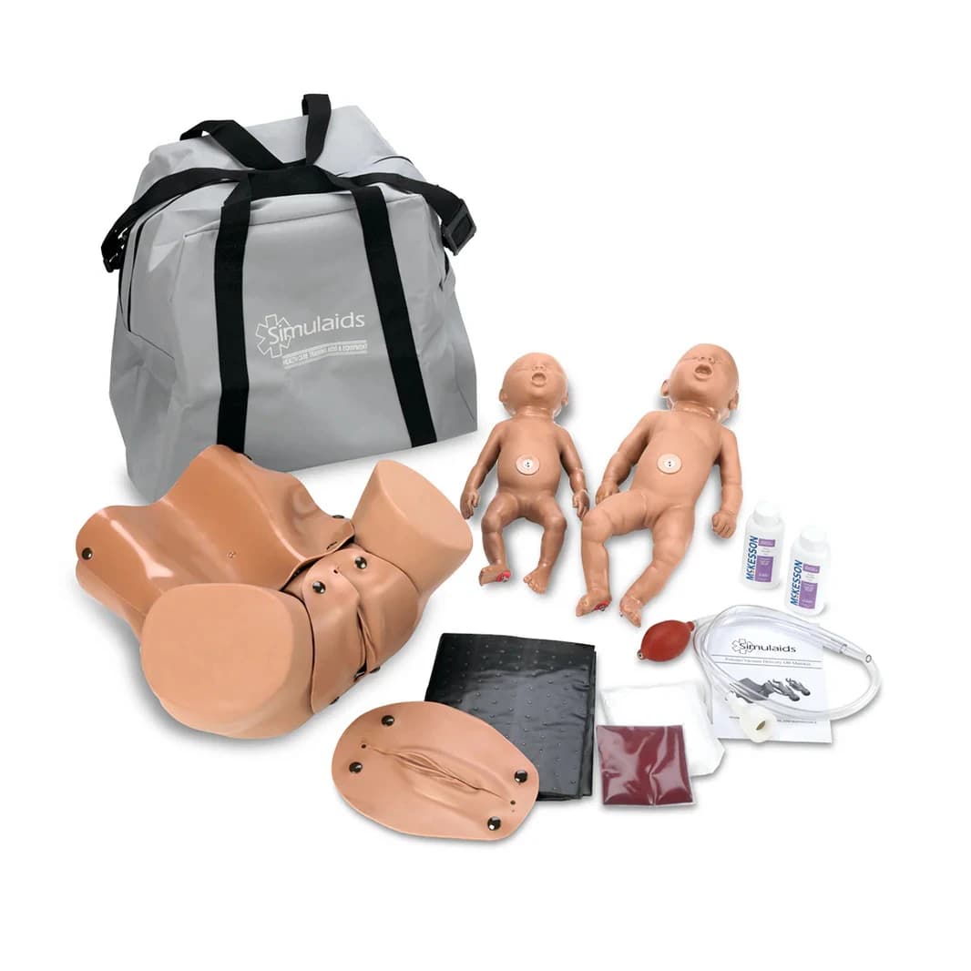 Nasco Healthcare Forcep/Vacuum Delivery Obstetric Manikin, Female, 21x13x17" - Forcep/Vacuum Delivery OB - Image 1