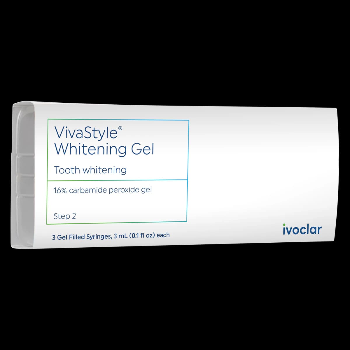 VivaStyle Take-Home Teeth Whitening Gel Refill, 16% Carbamide Peroxide, 3 x 3 mL Syringes, 755873 - VivaStyle® Take-Home Teeth Whitening System - VivaStyle Whitening Gel Refill 16% - Image 1