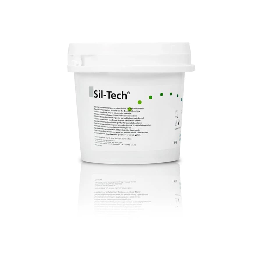 Sil-Tech Putty 5kg with 2 x 60mL Gel Lab Hardener, Condensation Silicone, 563192AN - Sil-Tech Putty 5kg Gel - Image 1