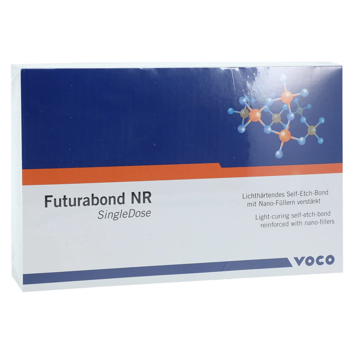 Futurabond NR Self-Etch Light-Cured Adhesive, Single Dose Kit, 0.1 mL x 50 Blisters with 50 Application Brushes, Ref 1152 - Futurabond NR .1ml SingleDose Pack of 50 - Image 1
