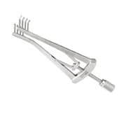 Alm Dermal Retractor, 3-7/8" Stainless Steel, Each - Aim Retractor 3-7/8 - Image 1