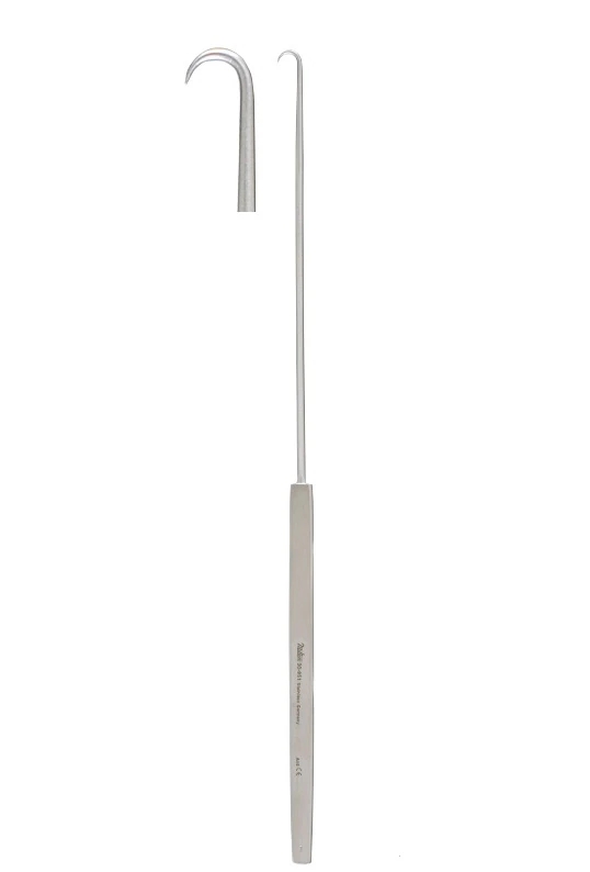 Miltex Emmett Uterine Hook, Small, Style 1, 9" Stainless Steel, Each - Emmett Uterine Hook Small - Image 1