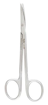 Littler Suture Scissors, Curved, 4-5/8" (11.7 cm), Stainless Steel, Each - Scissors Littler Suture Curved - Image 1