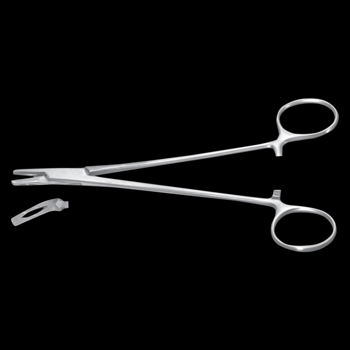 Miltex Metzenbaum Needle Holder, Straight, 7-1/4" - Metzenbaum Needle Holder Str - Image 1