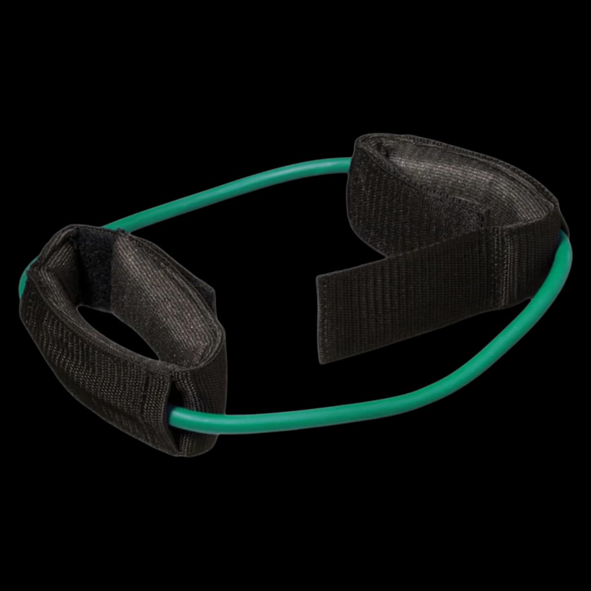 CanDo Exercise Tubing with Ankle Cuffs, 35" Green Medium Resistance - Cando Tubing w/Ankle Cuffs - Image 1
