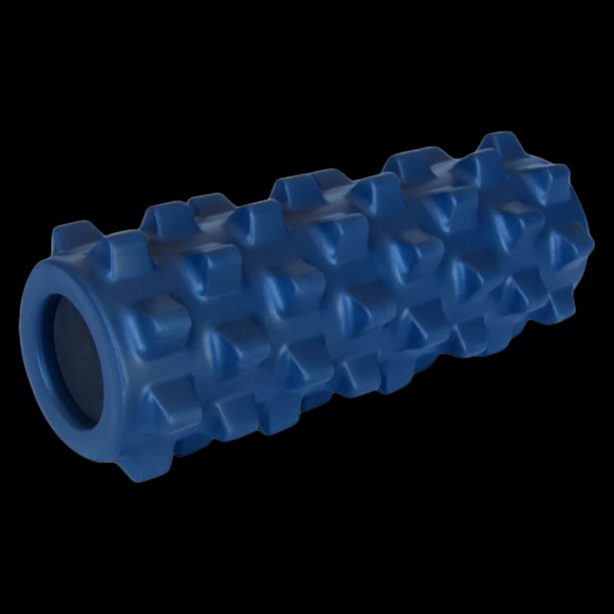 RumbleRoller Massager Roller, Medium-Firm, Blue, 12" x 5" - Rumble Roller Med-Firm Blue - Image 1