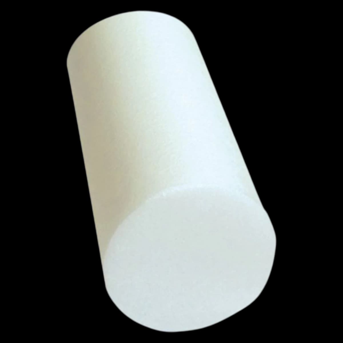 CanDo Therapy Roller, 12" x 6", White - Foam Roller Full - Image 1
