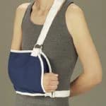 DeRoyal Immobilizer Shoulder Sling, Adult Medium, Canvas/Foam, 8x16.5" - Immobilizer Shoulder Med& - Image 1