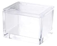 Wheaton Staining Dish with Cover, Soda-Lime Glass, for 20-Slide Kit, 3/Case - Dish Staining And Cover - Image 1