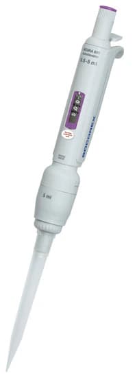 Acura Single Channel Adjustable Pipette, 0.5-5mL, Manual, 835, Each - Pipette Single Adj 0.5-5mL - Image 1