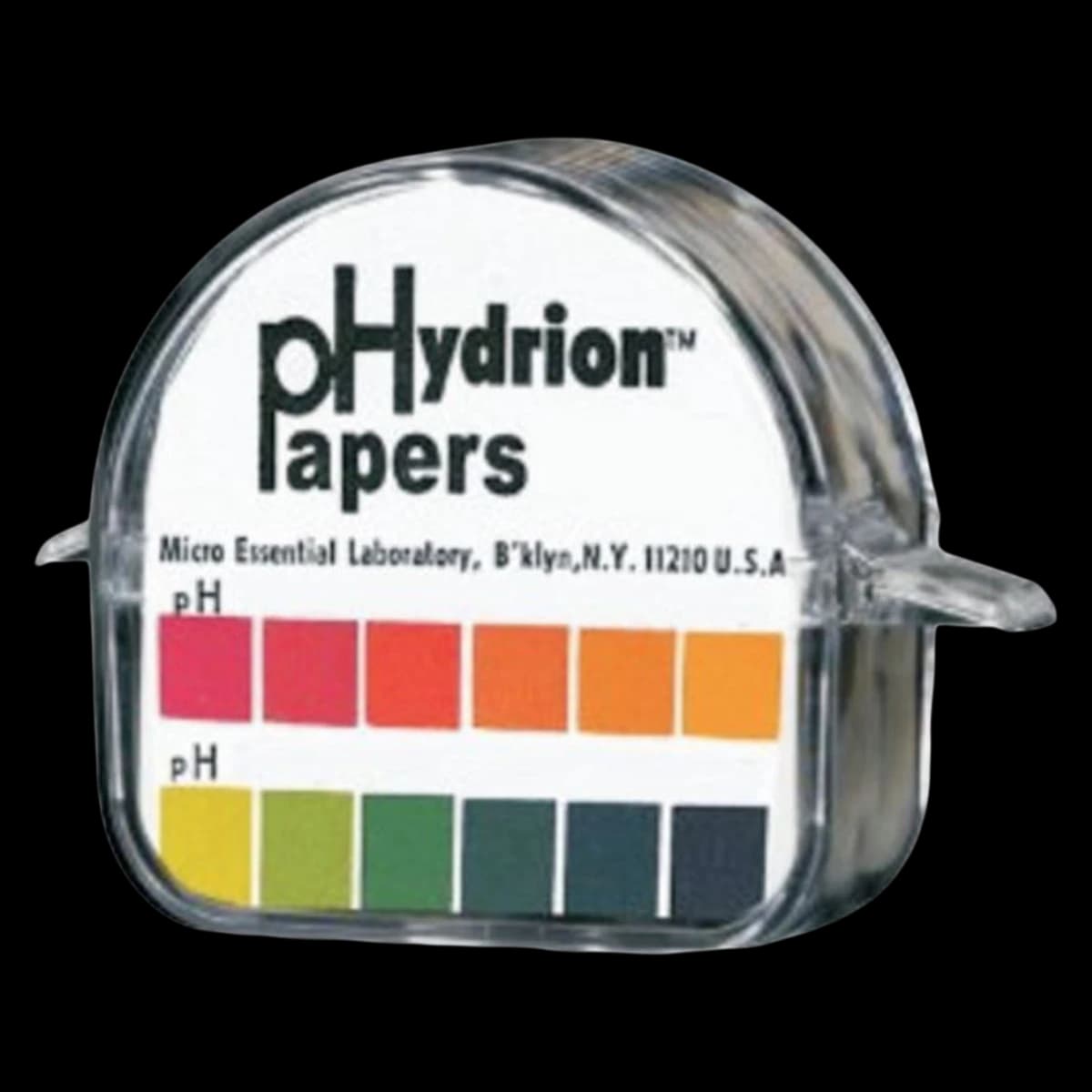 Hydrion pH Test Strips, 3-8 Range, Double Roll with Color Chart, 1 Each - Ph Paper Double Roll - Image 1