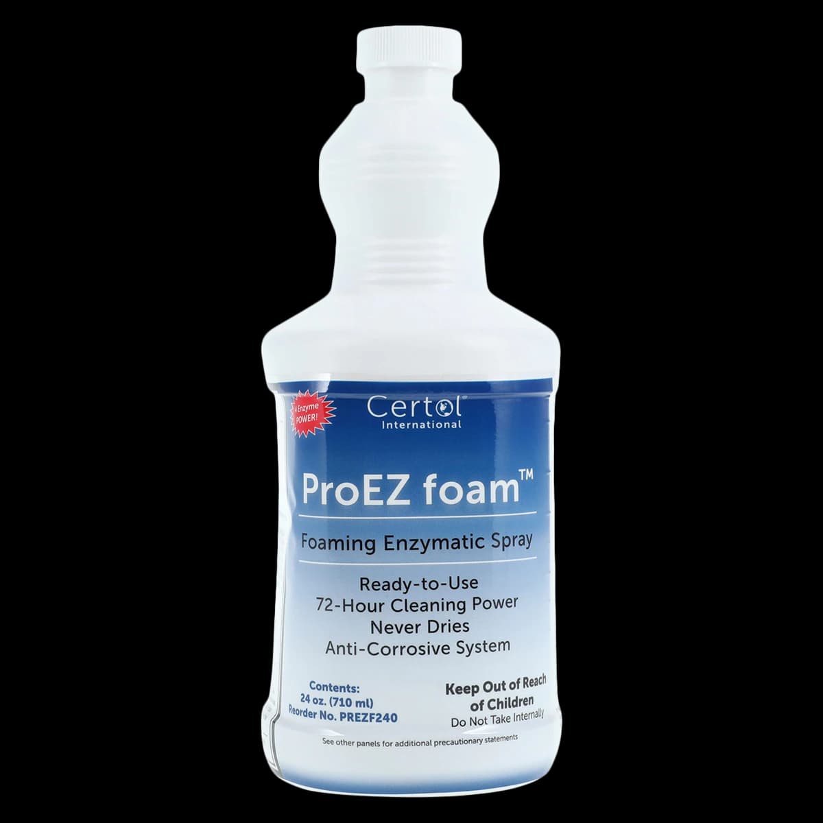 Spec Clean Enzymatic Pre-Treatment Foam Spray, 24 oz with Nozzle, PREZF240-1 - SpecClean Foam Spray 24oz w/Nozzle - Image 1