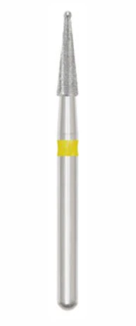 SS White Piranha Single-Use Diamond Bur, Very Fine Grit, Friction Grip, Safe End, #SE6VF (6.0 mm), 25/Pk - Piranha Diamond SE6VF 25/Pk - Image 1
