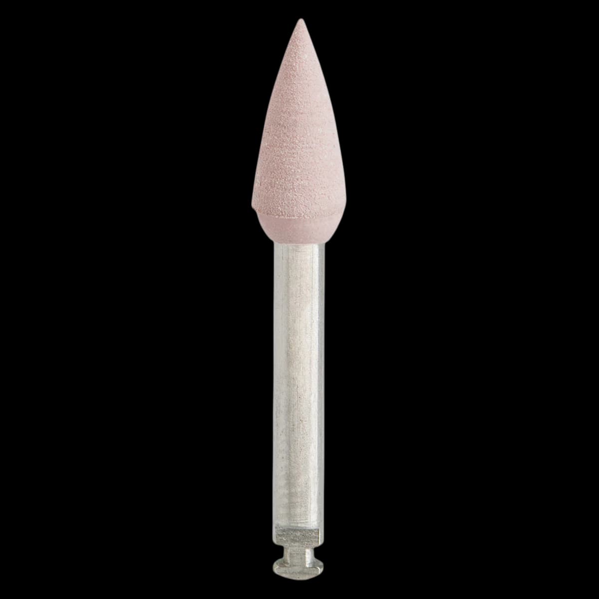 Jazz C2S Composite 2-Step Polisher, Medium Grit, Flame Shape, Right Angle Latch-Type, 3/Pkg, 89022 - Jazz C2S Composite 2-Step Med Fl.Polishers (3) - Image 1