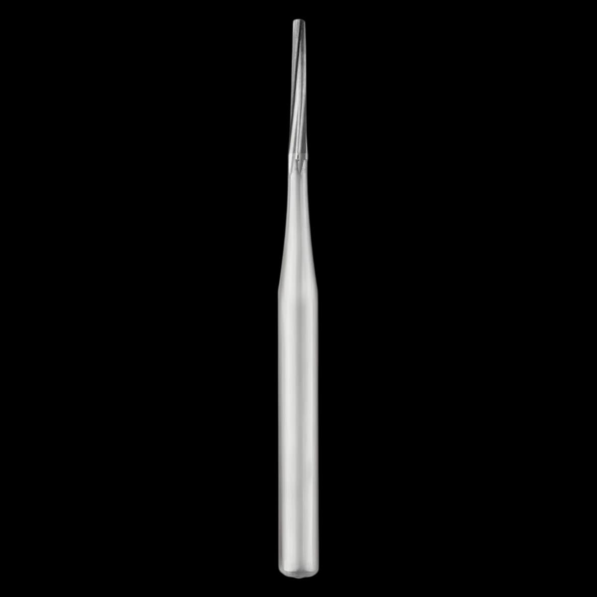 SS White 169L Carbide Bur, Sterile, Friction Grip, Tapered Fissure Flat End Crosscut, 25/Roll - 169 L Bur Carbide Sterile FG Roll of 25 - Image 1