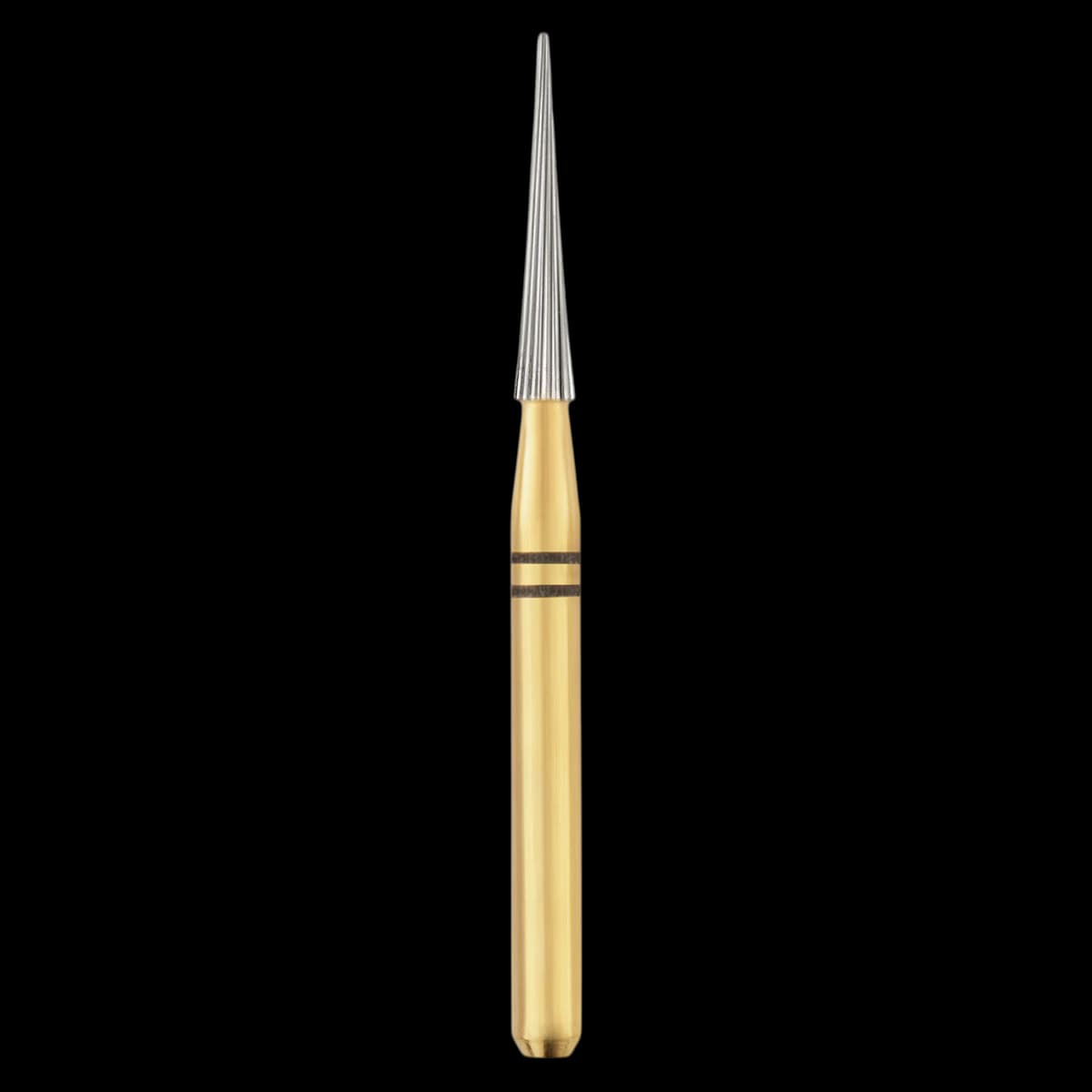 SS White SE8 Safe End Finishing Carbide Bur, 20 Blade, Friction Grip, Sterile, 25/Roll - SE8 Blade Finish Dur Finish Sterile 20 Blades Roll of 25 - Image 1