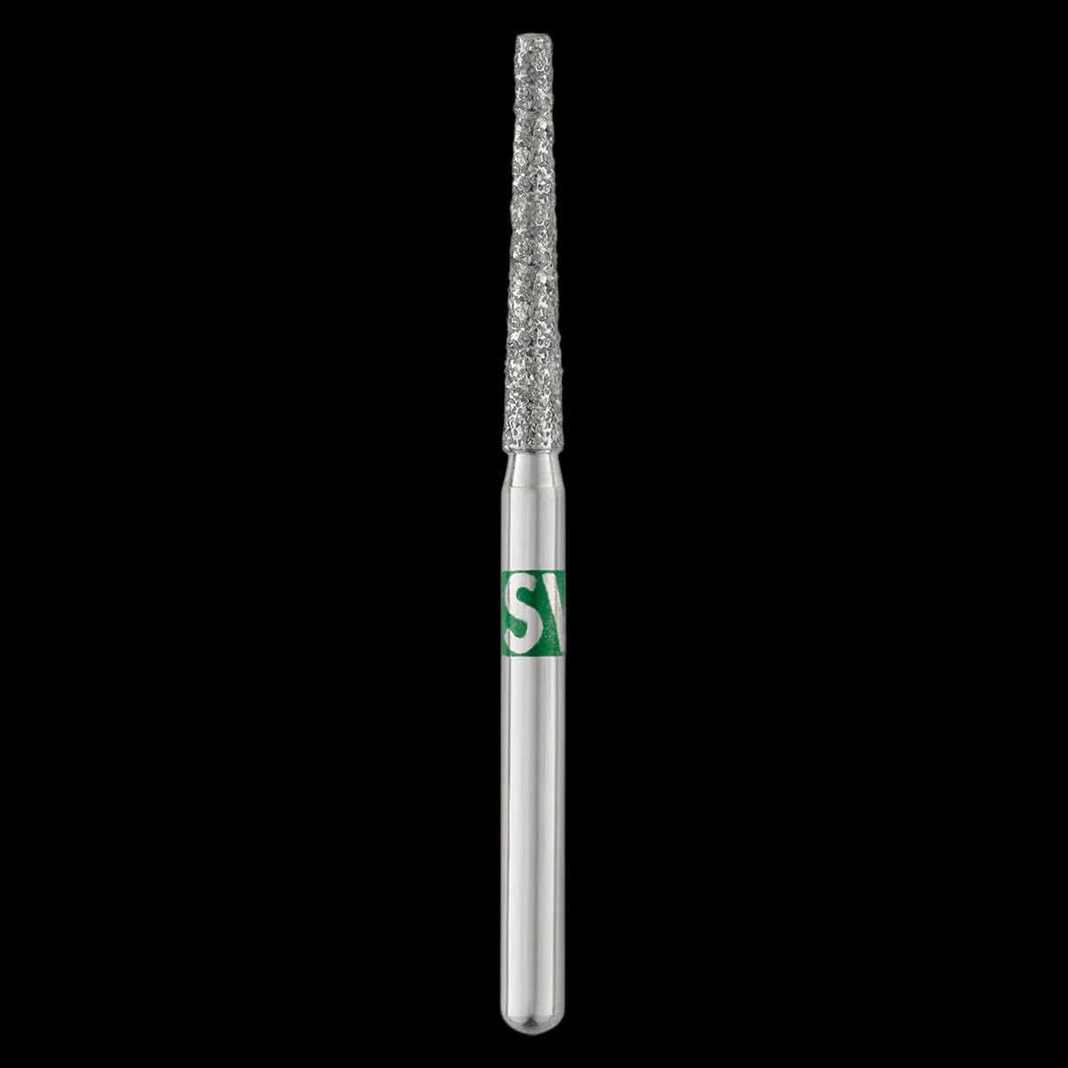 Piranha Diamond Bur FG 848-016C, Coarse Flat End Taper, 10.0 mm, 25/Package - Piranha Diamond FG 848-016C - Image 1
