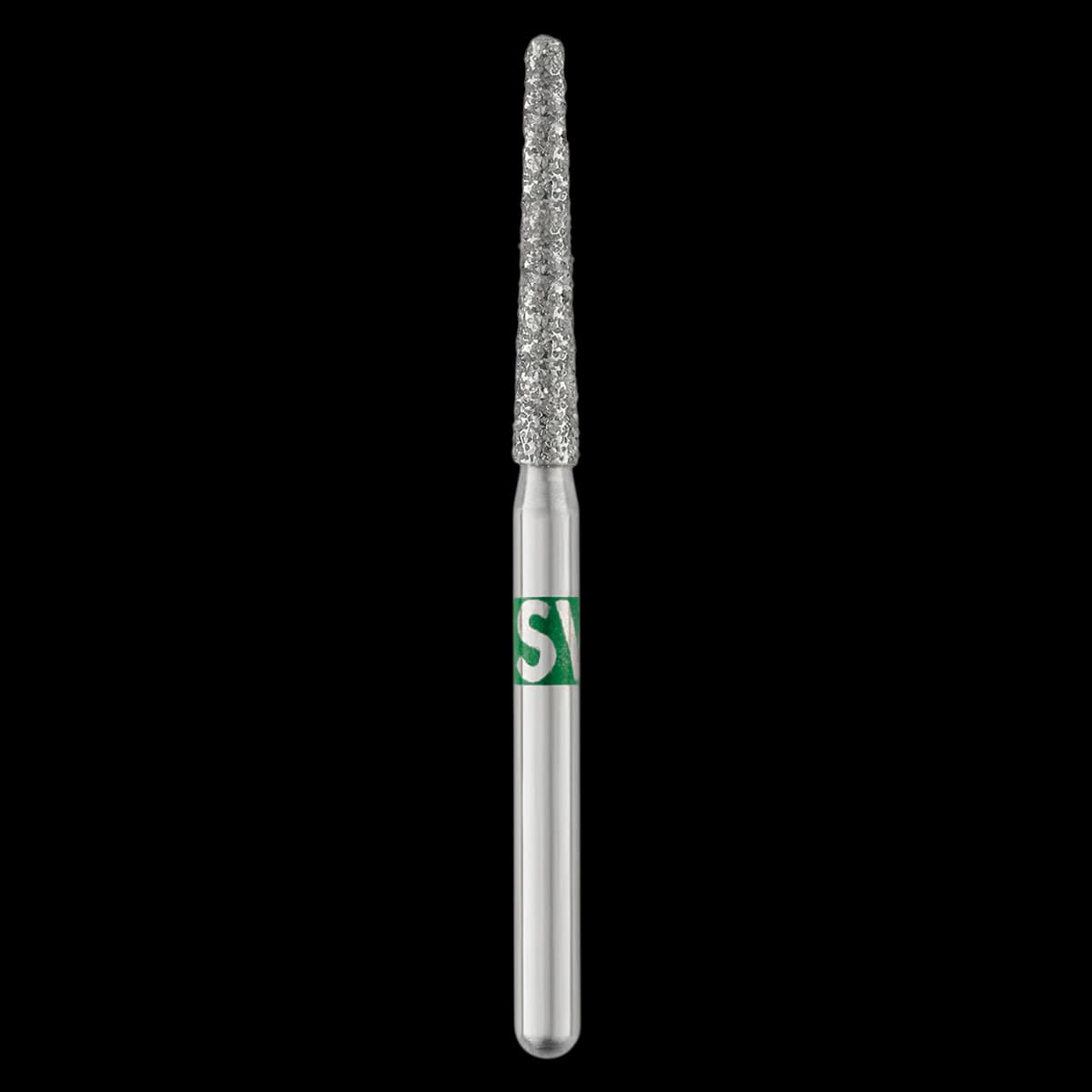 Piranha Diamond Bur FG Coarse Round End Taper 850-016C, 25/Pkg - Piranha Diamond FG 850-016C - Image 1